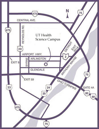 Health Science Campus map