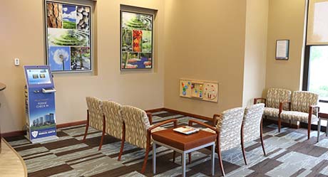 Fallen Timbers waiting area for kids